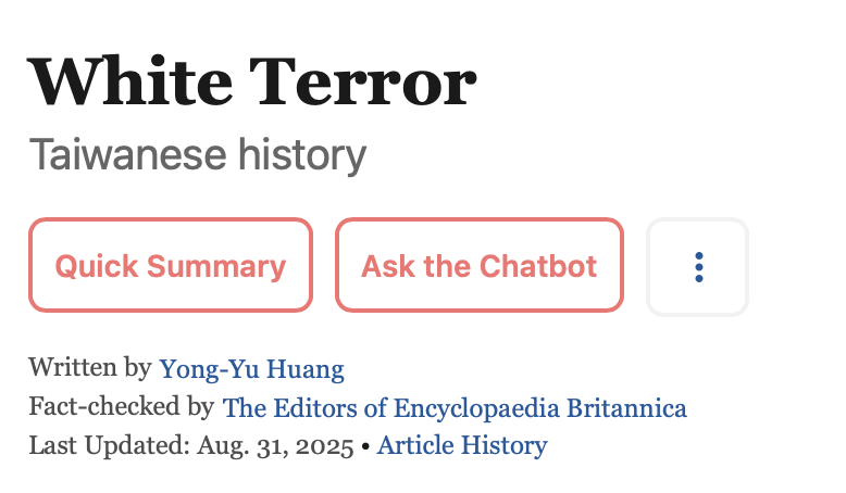 Thumbnail for Taiwan’s White Terror