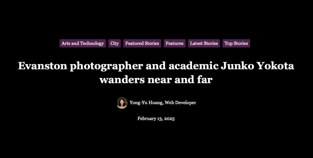 Thumbnail for Evanston creative Junko Yokota
